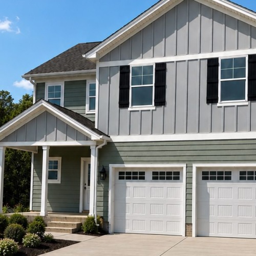 a house with a driveway
